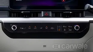 Kia Carens Clavis EV AC Controls