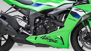 Kawasaki Ninja ZX-6R Engine From Right