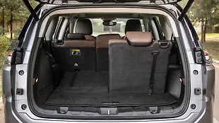 Jeep Meridian Bootspace Rear Split Seat Folded