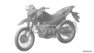 Hero Dual Sport Left Front Three Quarter