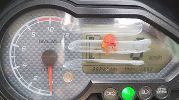 pulsar 150 speedometer second hand