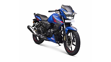 apache rtr 160 blue new model