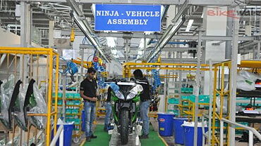 India Kawasaki Motors factory visit, Akurdi