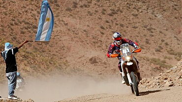 CS Santosh climbs to 38th position overall after the 10th stage