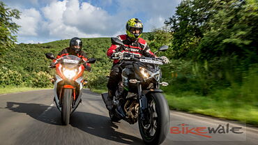 Honda CBR650F vs Kawasaki Z800 : Comparison Test