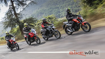 Honda Hornet 160R vs Bajaj Pulsar AS150 vs Suzuki Gixxer vs Yamaha FZS FI: Comparison Test