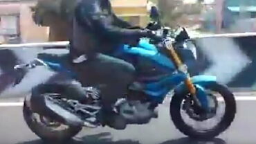 BMW G310R spotted testing in India
