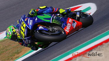 MotoGP Mugello: Vinales leads from Rossi but Ducatis very strong