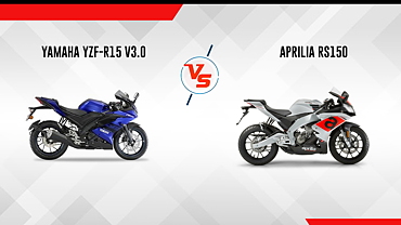 Yamaha YZF-R15 V3.0 vs Aprilia RS150: Spec comparison - BikeWale