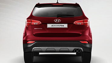 Discontinued Hyundai Santa Fe 2014 Rear View