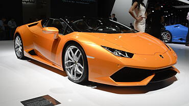 Photo gallery: Lamborghini Huracan Spyder at Frankfurt Motor Show - CarWale