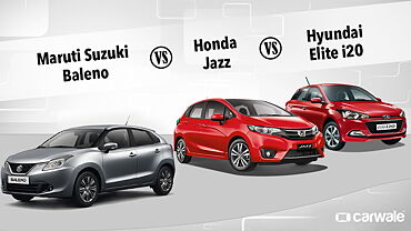 Maruti Suzuki Baleno vs Hyundai i20 vs Honda Jazz: Spec Comparison