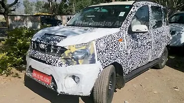 Mahindra Quanto facelift spotted on test in Noida
