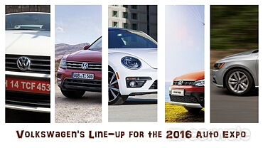 Volkswagen's line-up for the Auto Expo 2016 revealed