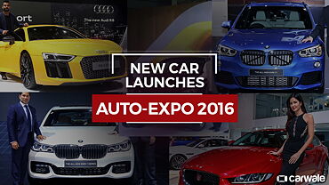 New car launches at the Auto Expo 2016