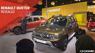 The new Renault Duster revealed at the 2016 Auto Expo