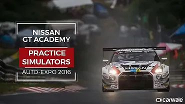 Nissan GT Academy practice simulators at the 2016 Auto Expo