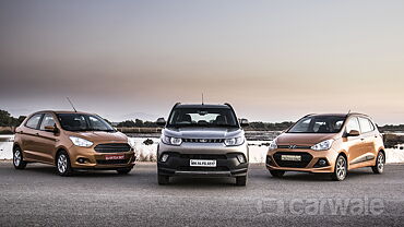 Mahindra KUV100 vs Ford Figo vs Hyundai Grand i10