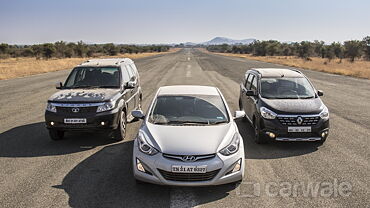 The Underrated: Hyundai Elantra vs Renault Lodgy Stepway vs Tata Safari Storme