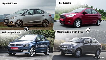 Diesel fight Club: Volkswagen Ameo Vs Maruti Suzuki Swift Dzire Vs Ford Aspire Vs Hyundai Xcent