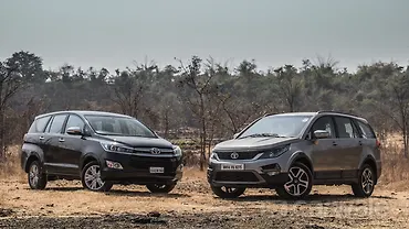 Tata Hexa diesel AT vs Toyota Innova Crysta diesel AT