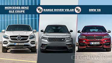 Spec Comparo: Range Rover Velar vs BMW X6 vs Mercedes-Benz GLE Coupe