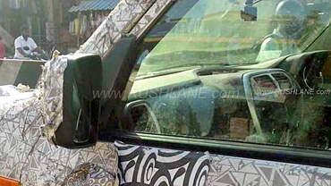 Mahindra TUV500 interiors spied again