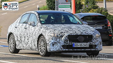 2019 Mercedes A-Class sedan spotted testing