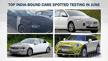 Top India-bound cars spotted testing in June