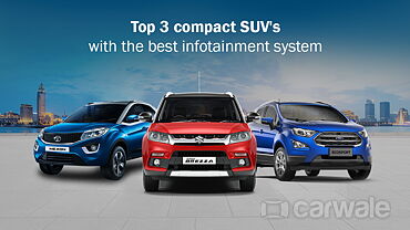 Top 3 compact SUV's with the best infotainment system