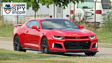 2019 Chevrolet Camaro ZL1 spotted undisguised - CarWale