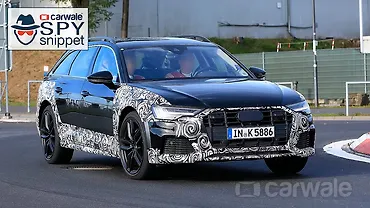 Audi spotted prepping up the A6 Allroad on the Nurburgring
