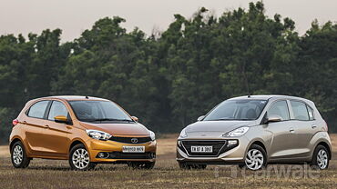 Hyundai Santro petrol MT vs Tata Tiago petrol MT