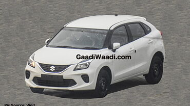 New image of Maruti Baleno facelift leaked