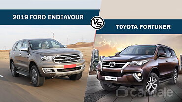 Spec Comparison 2019 Ford Endeavour Vs Toyota Fortuner Carwale