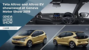 टाटा अल्ट्रोज़ और अल्ट्रोज़ EV का जिनेवा मोटर शो 2019 में प्रदर्शन किया