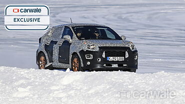 Ford Fiesta-based SUV spied testing in the snow