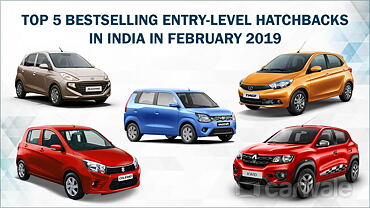 5 bestselling entry-level hatchbacks in February 2019