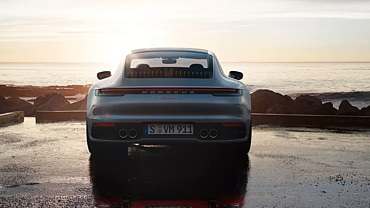 Porsche rear outlet view