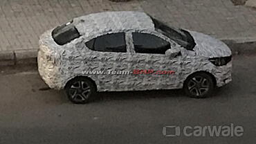 Tata Tigor facelift spied testing again with Tata Altroz inspired face