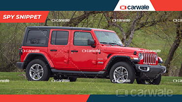 Long rumored Jeep Wrangler diesel seen on test - CarWale