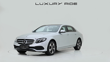 Buy White Pre Owned Mercedes Benz E Class, E-220D Exlcusive In Delhi