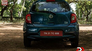 Discontinued Nissan Micra 2013 Rear View