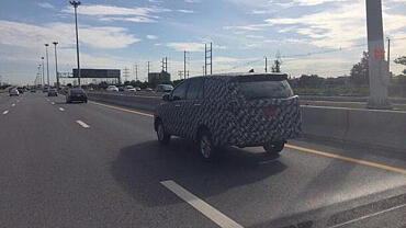 India-bound Toyota Innova spied testing in Thailand