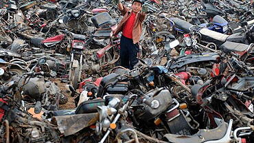 The world’s saddest place: A Chinese motor graveyard