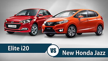 CarWale comparison: Honda Jazz VS Hyundai i20