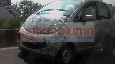 Tata Nano Twist with an openable boot lid spied testing - CarWale