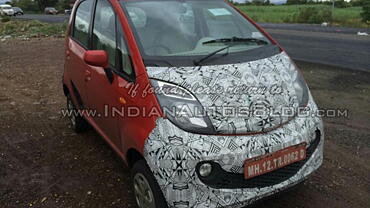 Tata Nano AMT with openable boot lid spotted testing - CarWale