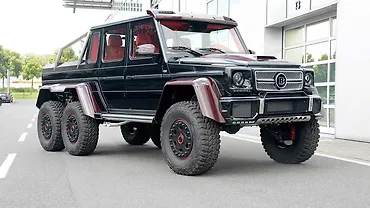 Brabus Works On The G63 Amg 6x6 Carwale Brabus Works On The G63 Amg 6x6 Carwale