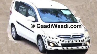 Maruti Suzuki's facelifted Ertiga spied testing again